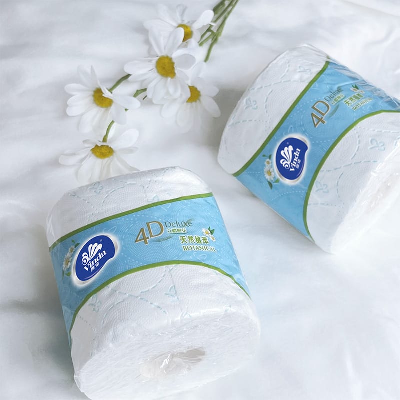 Vinda 4D Deluxe 150g 4ply Bathroom Tissue VC4613 (Botanical) (10